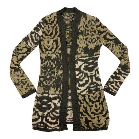 Buckle Sweaters - BKE Boutique Cardigan Sweater XL Womens Long Open Front Knit Mohair Wool Blend